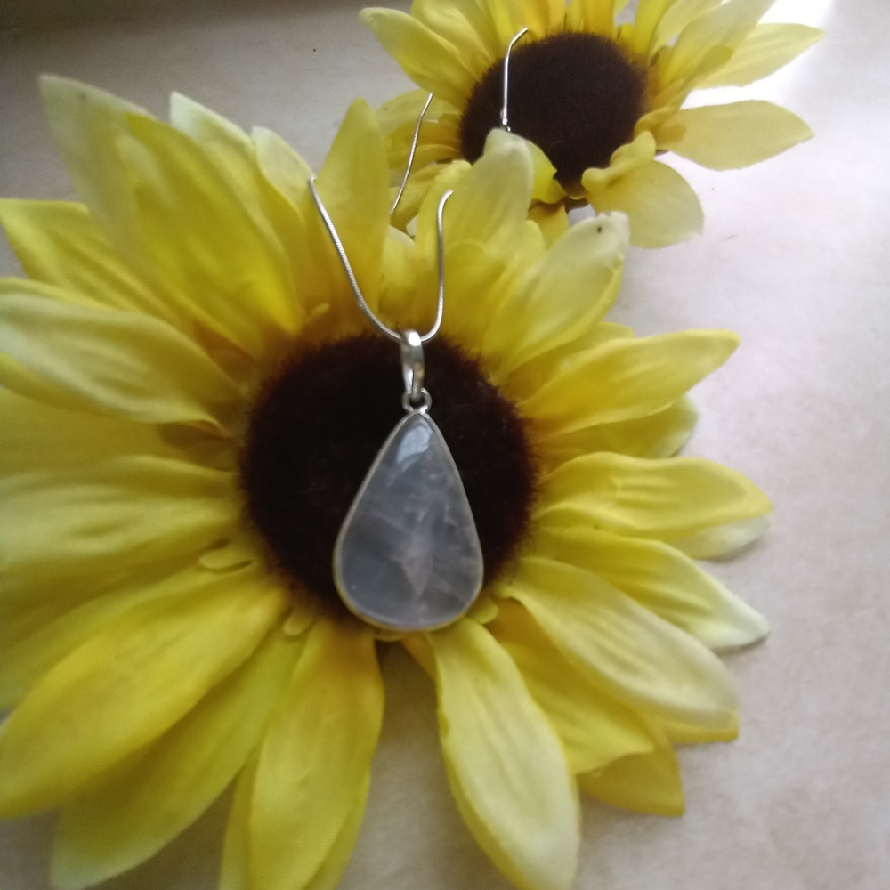 Natural Rose Quartz Necklace